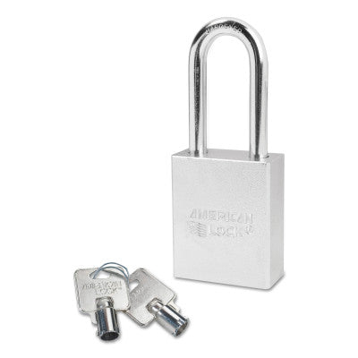 Steel Padlocks (Square Body w/Tubular Cylinder), 5/16 in Diam., 2 in Long