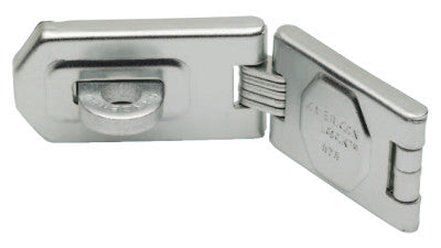 Single Hinge Hasps, 1 3/4 in W x 6 1/4 in L