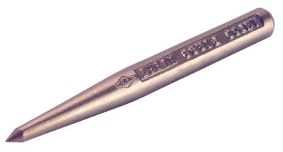 Center Punches, 6 in, 5/8 in tip, Aluminum Bronze