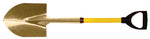 Round Point Shovels, 11 1/4 in X 9 in Blade, Fiberglass D-Handle
