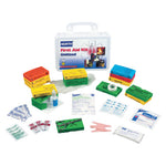 Unitized First-Aid Kits, Personal Protection, Metal, 32 Person