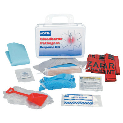 Bloodborne Pathogen Response Kits, Personal Protection, Plastic, 24 Unit