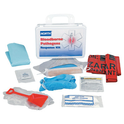 Bloodborne Pathogen Response Kits, Personal Protection, Plastic, 16 Unit