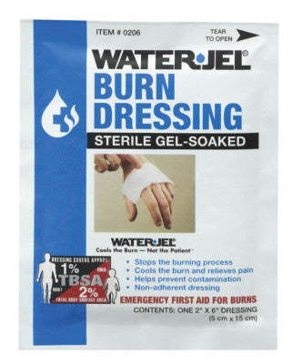 Water Jel Burn Products, Dressing, 2 in x 6 in