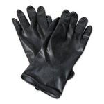 Chemical Resistant Gloves, Butyl, Size 10, 13 mil, Black