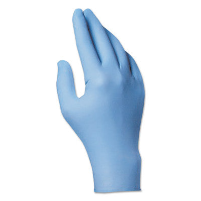 Dexi-Task Disposable Powdered Nitrile Gloves, 5 mil, Large, Blue