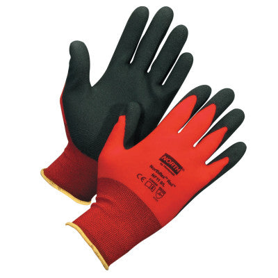 NorthFlex Red-X Gloves, Large, Black/Red