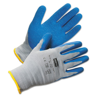 Duro Task Supported Natural Rubber Gloves, Large, Blue/Gray