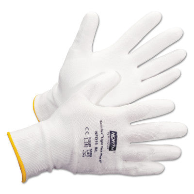 Light Task Plus II Polyurethane-Coated Gloves, 10, White