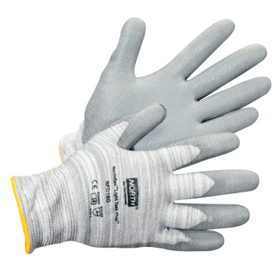 NorthFlex Light Task Plus 3 Gloves, 10/X-Large, Gray/White