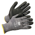 NorthFlex Light Task Plus 5 Coated Gloves, Medium, Black/Gray