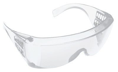 Norton 180 Safety Glasses, Clear Lens, Anti-Scratch/Anti-Static/UV, Clear Frame