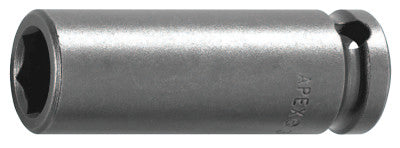 1/4" Dr. Deep Sockets, 07146, 1/4 in Drive, 7/16 in, 6 Points