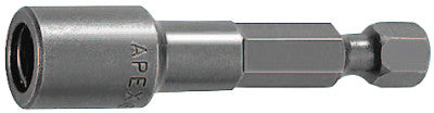 Hex Drive Bit Holders, Magnetic, 1/4 in Drive, 2 1/8 in Length