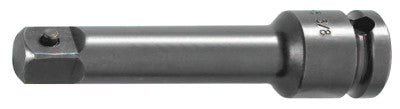Square Drive Extensions, 1/2" (female square); 1/2" (male square) drive, 4"