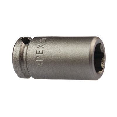 Female Square Drive Sockets, 1/4 in Drive, 3/8 in Opening, 9/16 in Tip
