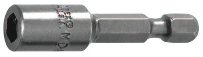 Magnetic Nutsetter Power Bits, 7/16 in x 2 in, 11/16 in Socket Dia.