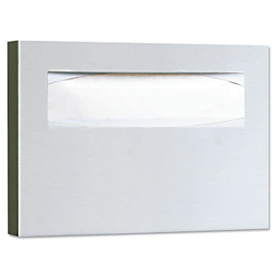 Stainless Steel Toilet Seat Cover Dispenser, 15 3/4 x 2 x 11, Satin Finish