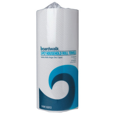 Household Perforated Paper Towel Rolls, White