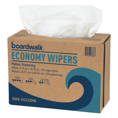 Scrim Wipers, 4-Ply, White, 9 3/4 x 16 3/4