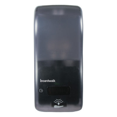 Rely Hybrid Liquid Soap & Hand Sanitizer Dispenser, 900mL, Black, 12"x5.5"x4"