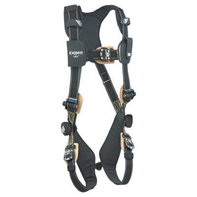 ExoFit NEX Arc Flash Harness w/ PVC Coated Aluminum D-Rings, Back D-Ring, Small