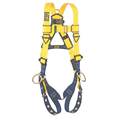 Delta Vest Style Positioning Harness,Back & Side D-Rings, Tongue Buckle Legs, XL