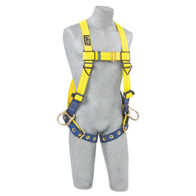 Delta Vest Style Positioning Harness,Back&Side D-Rings,Pass Thru Buckle Legs,Unv