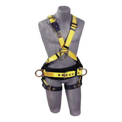 Delta II No-Tangle Crossover Harness, Back/ide/Front D-Rings, 18" Ext., Large