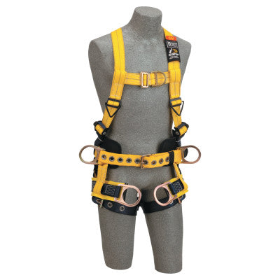 Delta Vest Style Tower Climbing Harnesses, Back, Front & Side D-Rings, Large