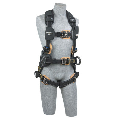 ExoFit NEX Arc Flash Construction Style Positioning Harnesses, 2 D-Rings, XL, QC