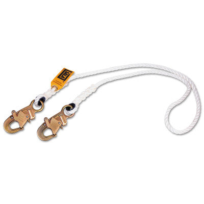 Rope Positioning Nylon Lanyards, 6 ft, Self-Locking Snap Hook, 310 lb