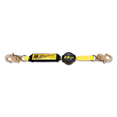 Retrax Shock Absorbing Lanyards, 6 ft, Self-Locking Snap Hook, 310 lb