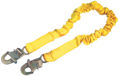 ShockWave2 Shock Absorbing Lanyard, 6 1/4 in, Self-Locking Snap, 1 Leg