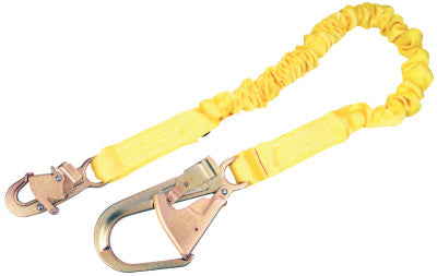 ShockWave2 Shock Absorbing Lanyard, 6 1/4 in, Swivel Snap Connection, 1 Leg