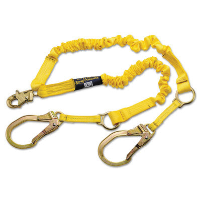 ShockWave2 100 Tie-Off Rescue Shock Absorbing Lanyards, 6 ft, Snap Hook, 310 lb