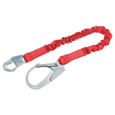 PRO Stretch Shock Absorbing Lanyards, 6 ft, Self-Locking Snap Hook, 310 lb