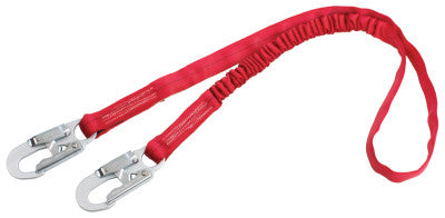 PRO-STOP Shock Absorbing Lanyard, 6 ft, Self-Locking Connection, 2 Legs