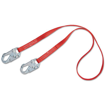 PRO Web Positioning Lanyards, 6 ft, Self-Locking Snap Hook, 310 lb