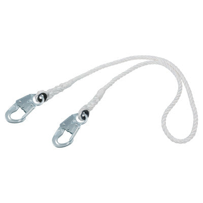 PRO Rope Positioning Lanyards, 6 ft, Self-Locking Snap Hook, 310 lb