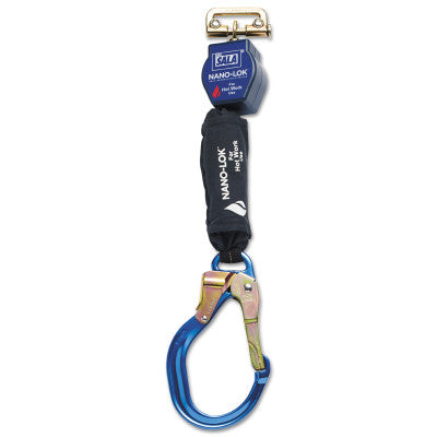 Nano-Lok Quick Connect Self Retracting Lifelines For Hot Work Use, Rebar Hook