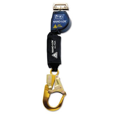 Nano-Lok AF Steel Carabiners with Snap Hook, 11/16 in, 3/4 in, 1 Leg