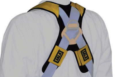 Delta Comfort Pads for Harnesses, 22 in, Gray/Yellow