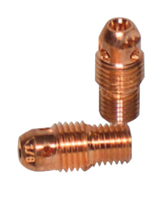 Collet Bodies, Size 1/8 in, Used on Torches 9; 20; 22; 25