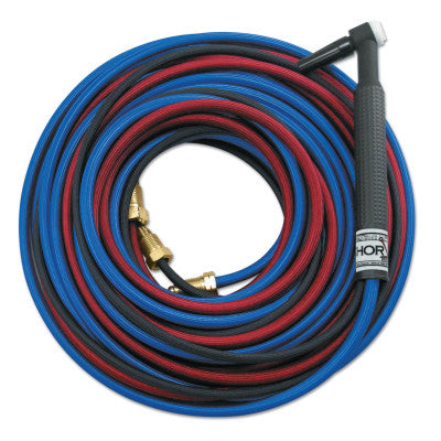 20 Series Water Cooled TIG Torches, 250 Amps, 25 ft Cable, Rubber