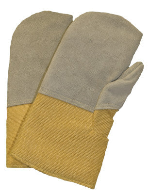 High Heat Gloves, Thermaleather/Wool, Brown, Large