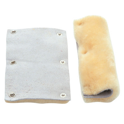 Sweat Bands for Suspension Headgear, Sheep's Wool, Light Tan