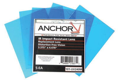 Cover Lens, 100% Polycarbonate, Miller, Outside Cover Lens, 12 7/8 in x 1 1/2 in