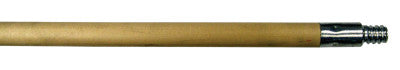Wooden Broom Handles, Hardwood w/Metal Tip, 60 in x 15/16 in dia.
