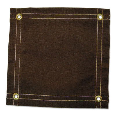 Protective Tarps, 24 ft Long, 12 ft Wide, Brown Canvas